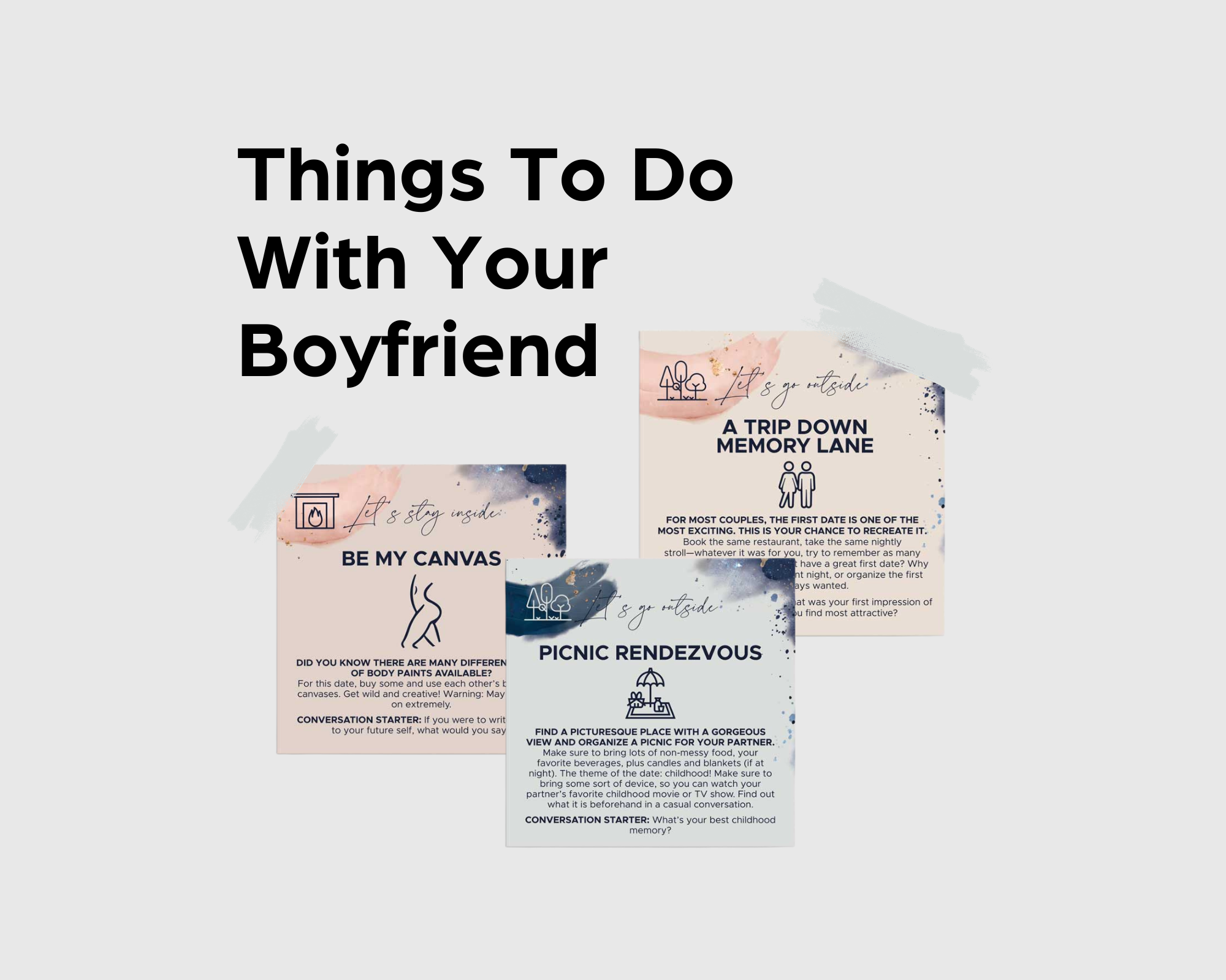 160 Things to Do With Your Boyfriend When Bored - Romantified