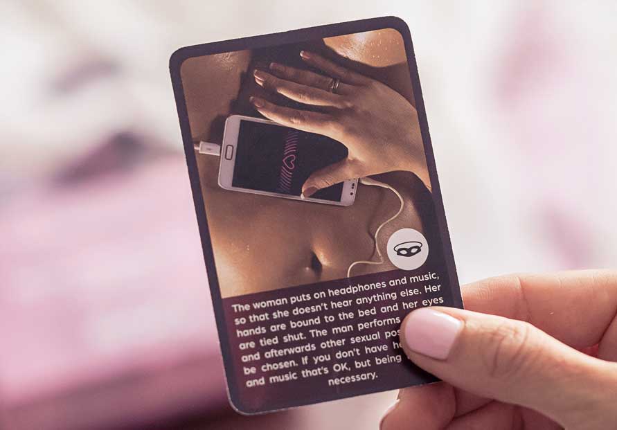 card example for Love matching game