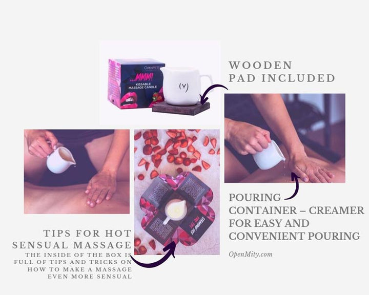 Romantic massage candle benefits