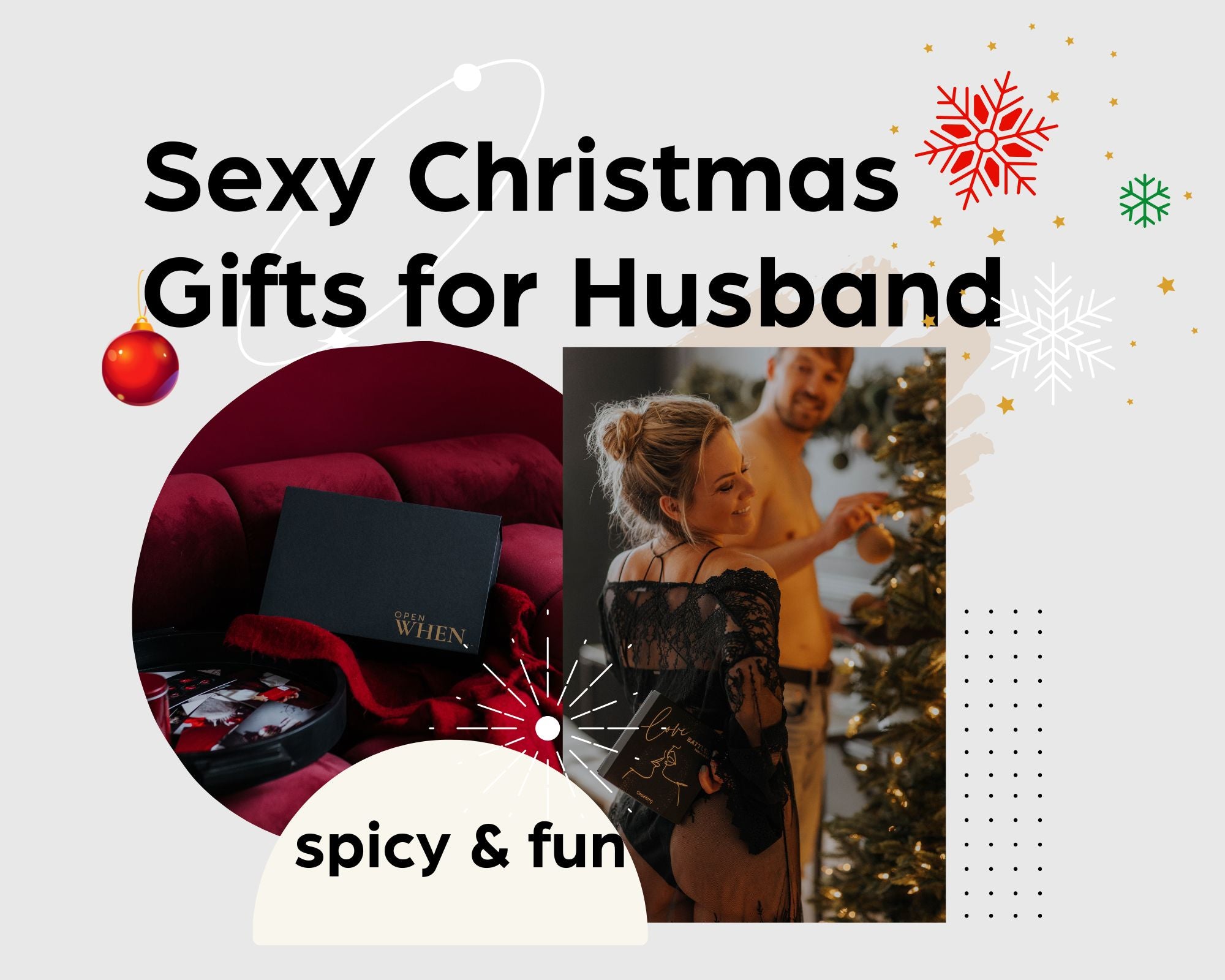 10 Playful & Sexy Christmas Gifts for Husband – OpenMityRomance