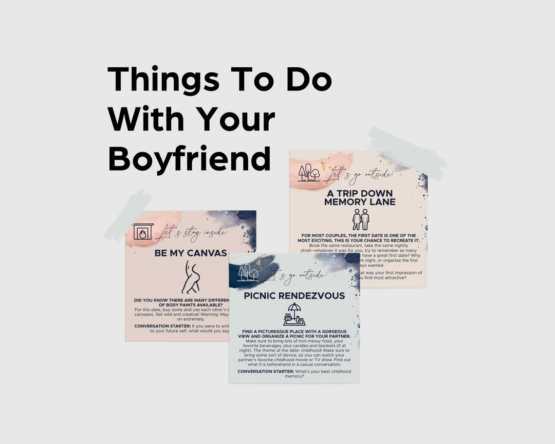 Things to Do With Your Boyfriend