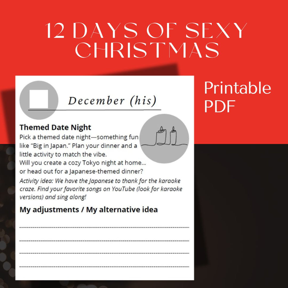 12 days of Christmas sexy advent calendar