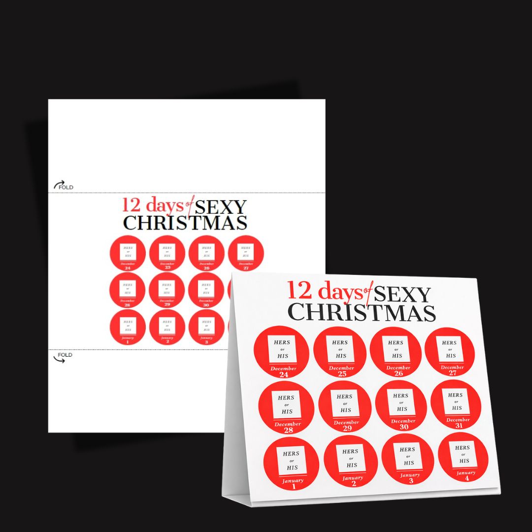 12 days of  Christmas sexy calendar for couples