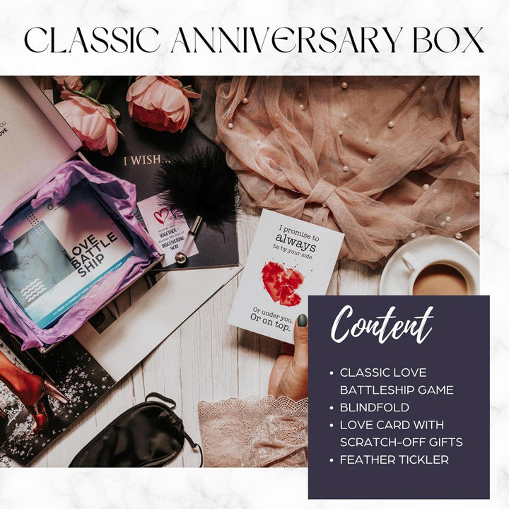 Anniversary box for couples