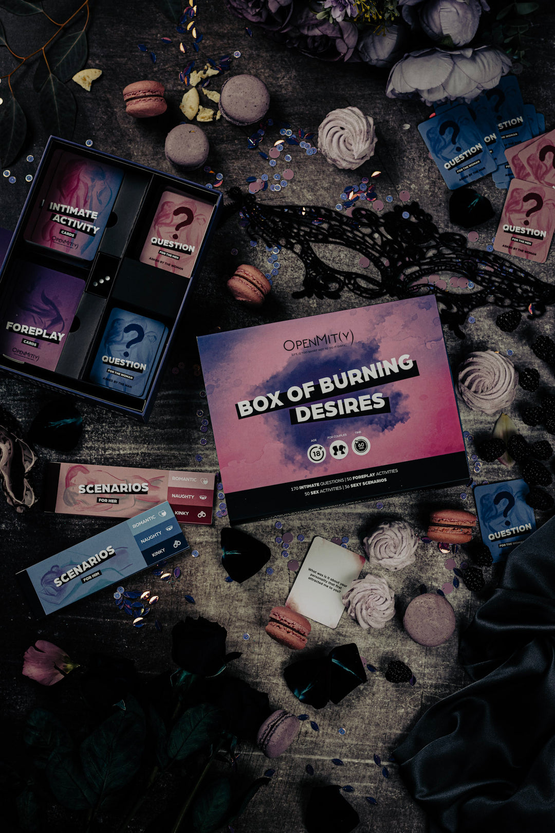 Box of Burning Desires Game for Couples OpenMity