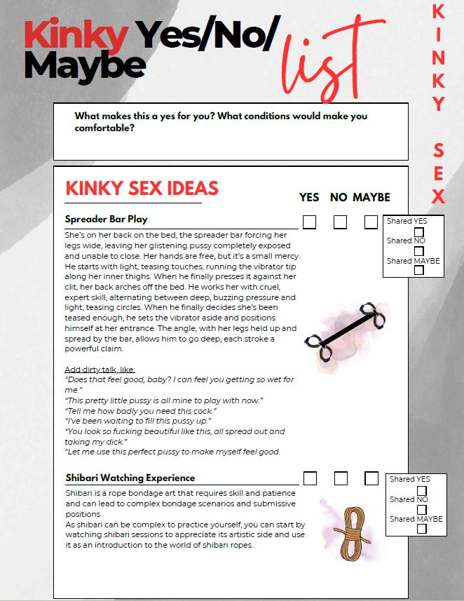 Kinky_yes_no_maybe_examples