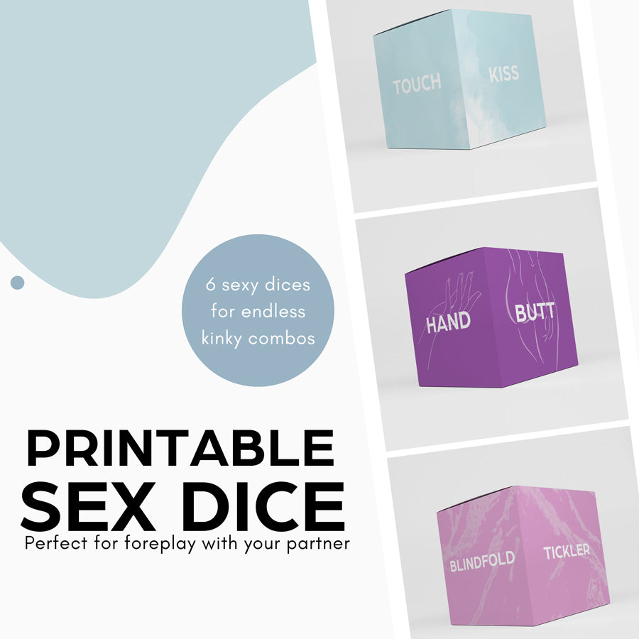 Spice It Up Dice Set, printable game for couples