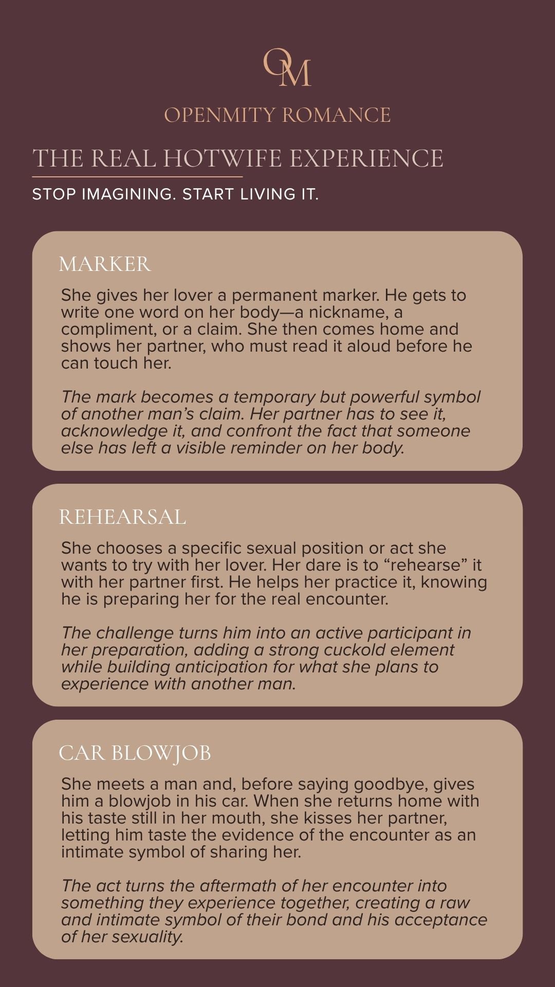 Hotwife Dares for Couples (Prelude + Experience)