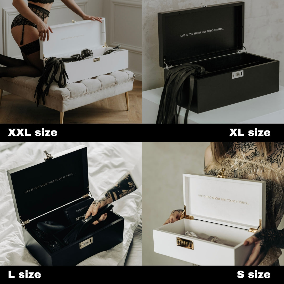 XL and XXL size wooden lockable box