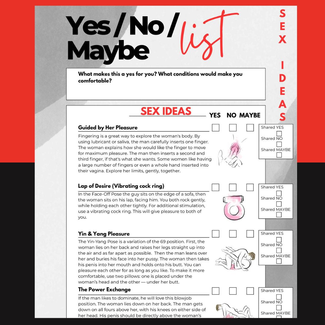 sex yes no maybe list openmityromance
