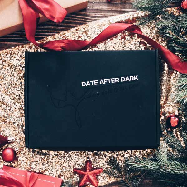 Date night box for couples "Date After Dark" with SPA kit