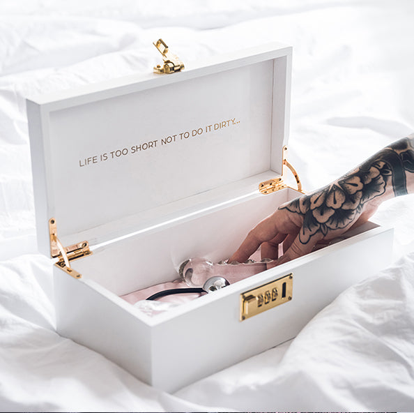 Secret Storage Box with Code Lock - Small Wooden Box with Lock ...