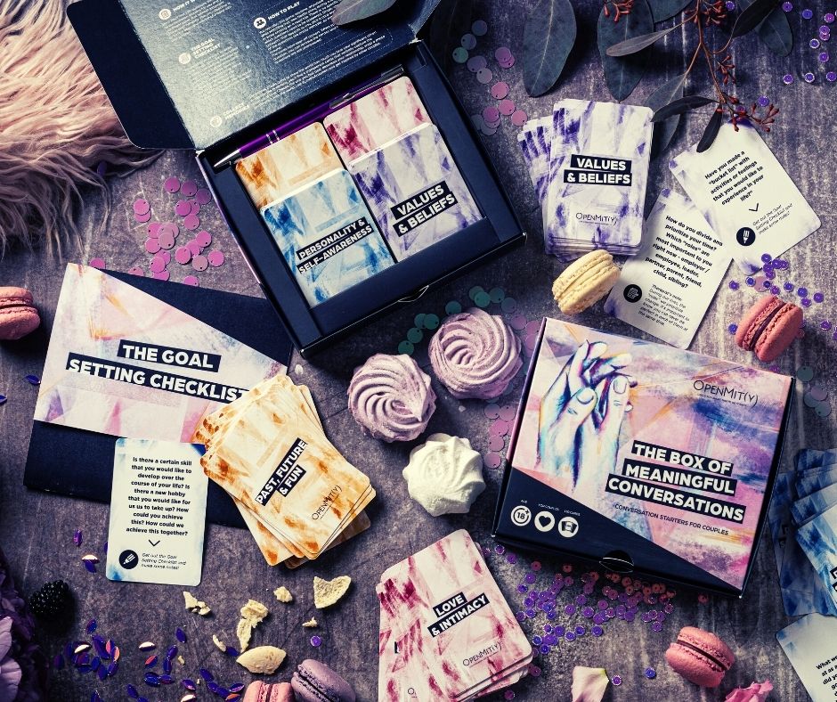 Box of Meaningful Conversation starter for couples